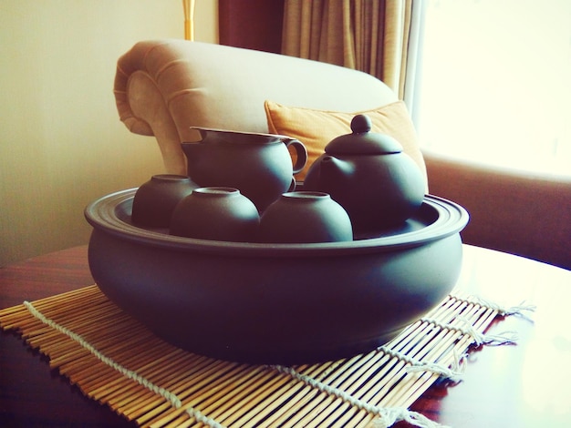 Tea party gathering preparation